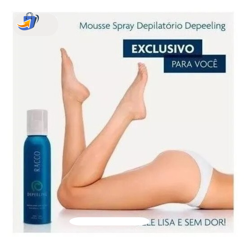 Mousse BEESWAX ELIMINE OS PELOS INDESEJADOS SEM ESFORÇO E SEM DOR RACCO 150ml