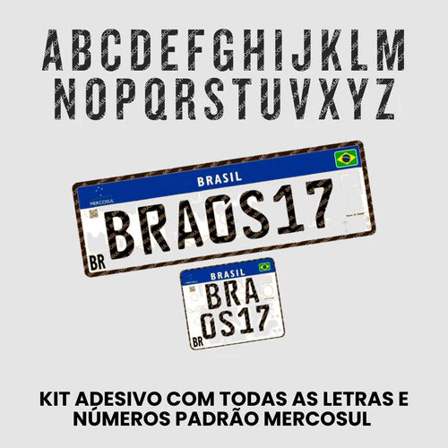 Adesivo Para Placas de Veículos - Anti-Multa