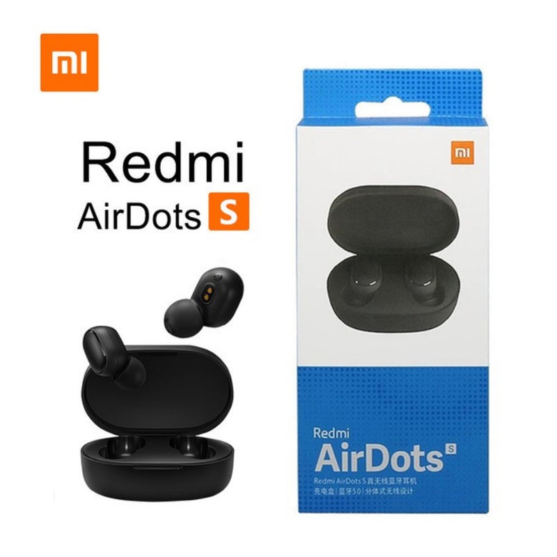 Original Xiaomi Redmi Airdots 2 Airdots S MI Earbuds Redução De Ruído TWS Fones de ouvido sem fio Bluetooth Xiaomi offic