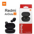 Original Xiaomi Redmi Airdots 2 Airdots S MI Earbuds Redução De Ruído TWS Fones de ouvido sem fio Bluetooth Xiaomi offic