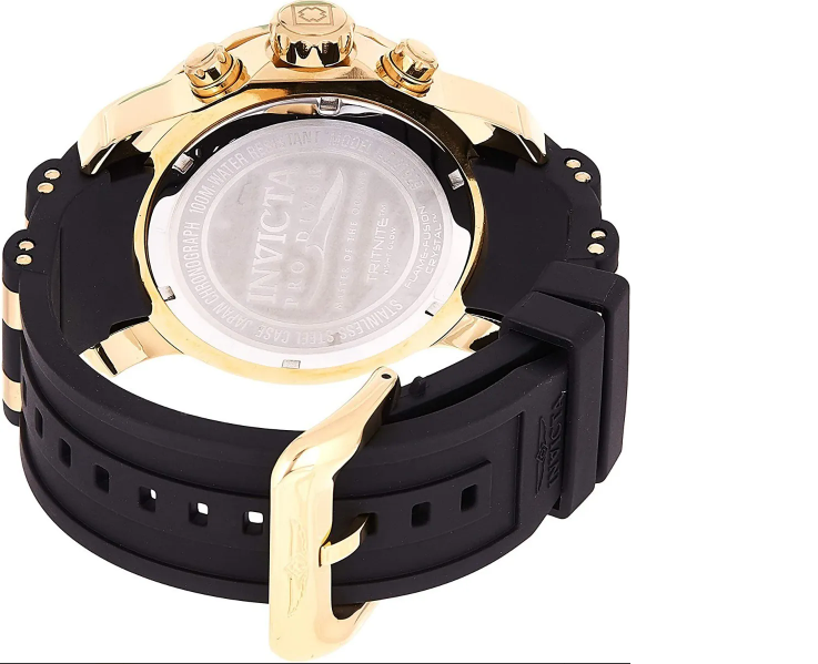 Invicta Relógio masculino 6981 Pro Diver Collection Original Ouro 18k