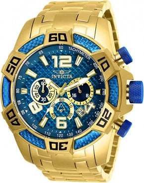 Invicta Gold Pro Diver de quartzo com visor analógico masculino Invicta 25852