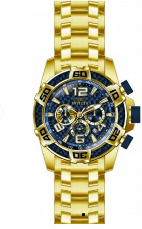 Invicta Gold Pro Diver de quartzo com visor analógico masculino Invicta 25852