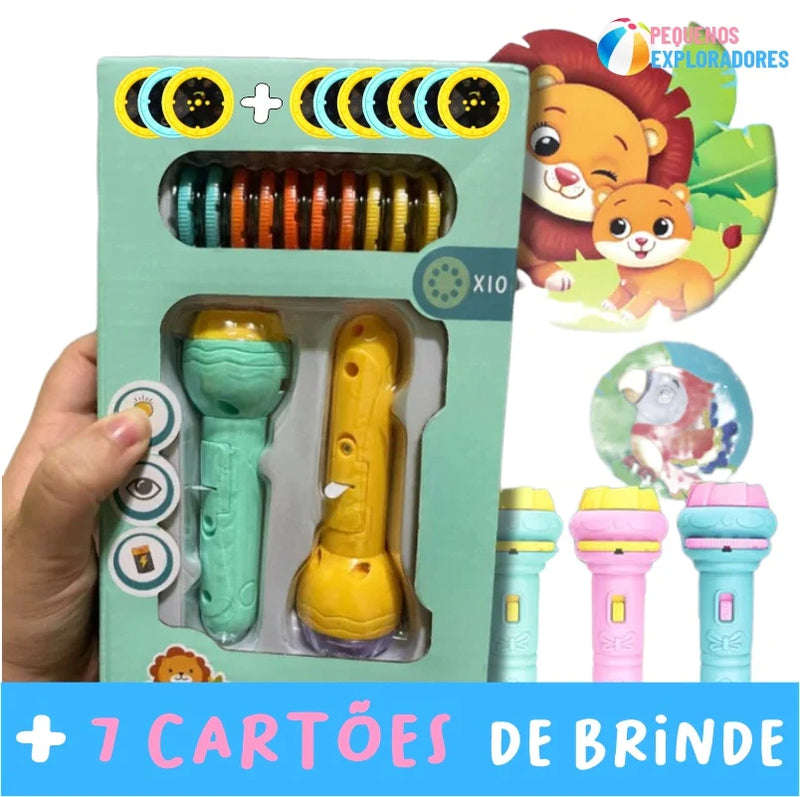 Lanterna Didática - BroKids [BRINDE +7 CARTÕES DE IMAGEM]