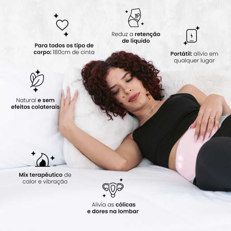 MenstruEasy® Almofada de Aquecimento Portátil, Sem Fio Almofada de Aquecimento Menstrual, Elétrico Aquecimento do Cinturão do útero para Alívio